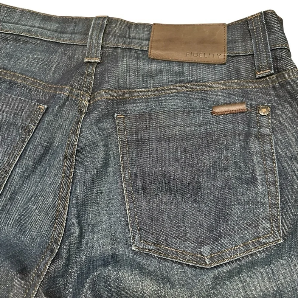Fidelity Denim Men’s 31 Waist Dark Wash Impala Straight Leg Jean